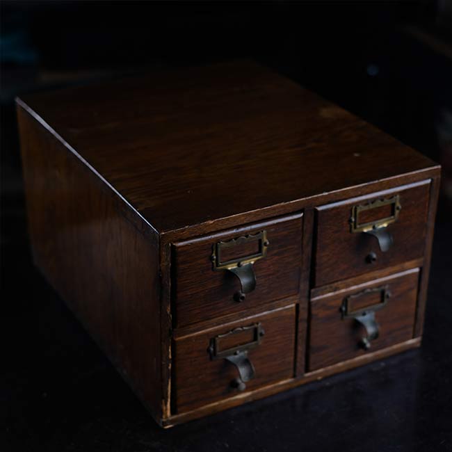 USA wooden file storage