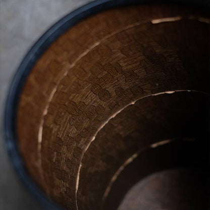Geometric wastebasket