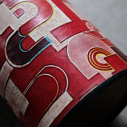 Geometric wastebasket