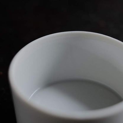 White porcelain canister