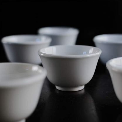 White porcelain teacup