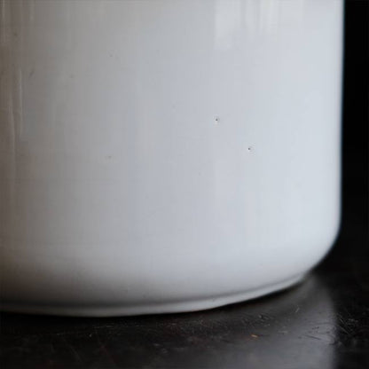 White porcelain container