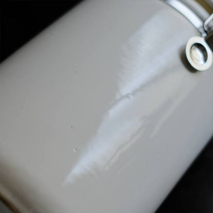 White porcelain container