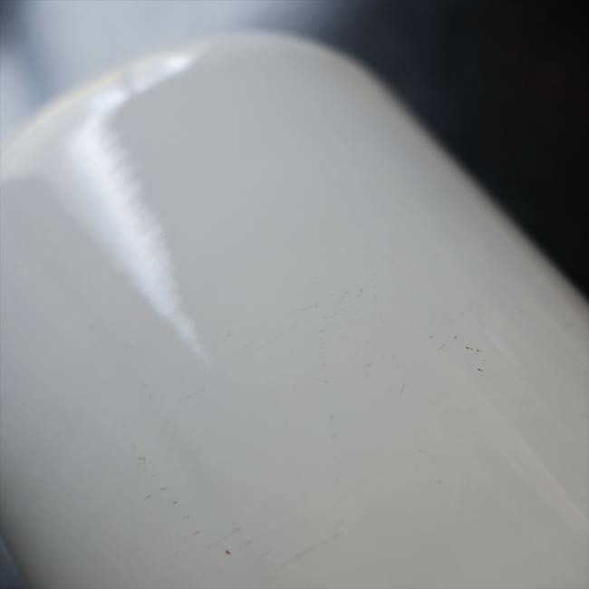 White porcelain container
