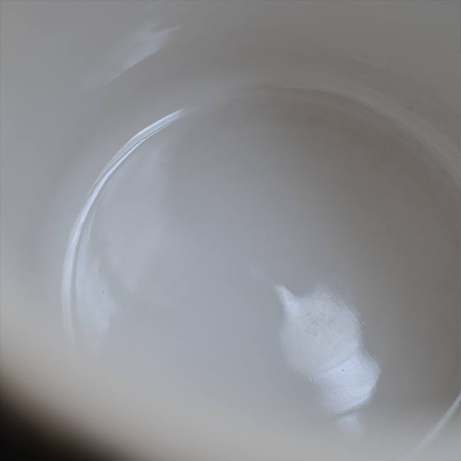 White porcelain container
