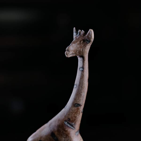 Wooden carved giraffe