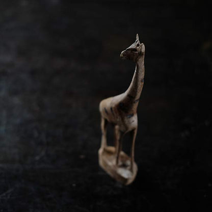 Wooden carved giraffe