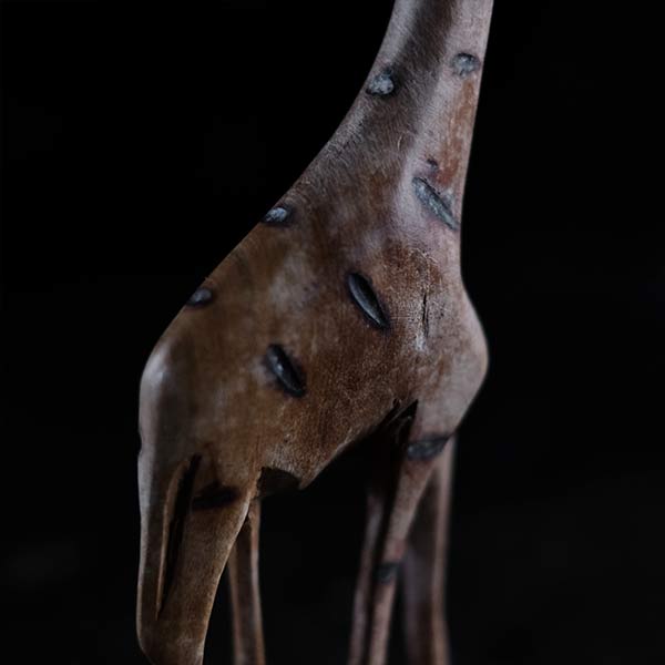Wooden carved giraffe