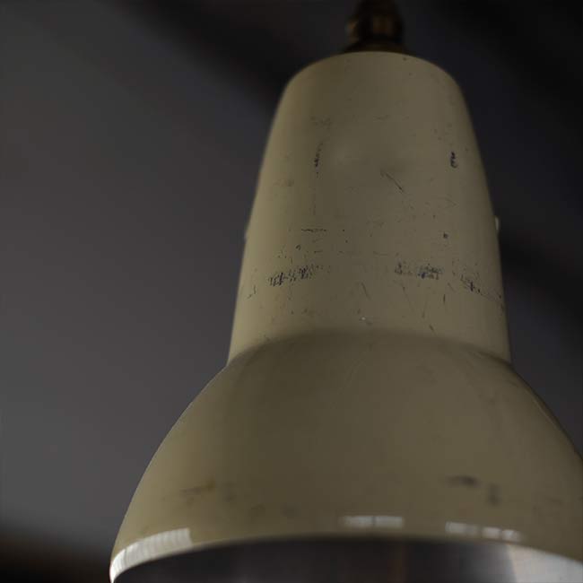 Cream shade pendant light