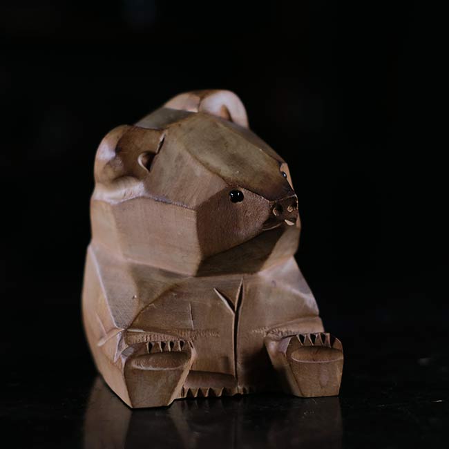 Masayuki Yamato Wooden Carved Bear