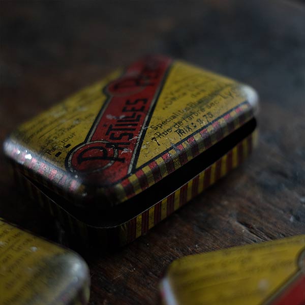 PASTILLES PERRET French medicine tin
