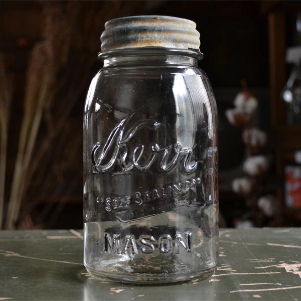 Kerr Self Sealing Mason Jar 32oz 1920's