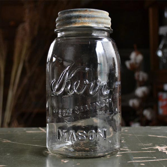Kerr Self Sealing Mason Jar 32oz 1920年代
