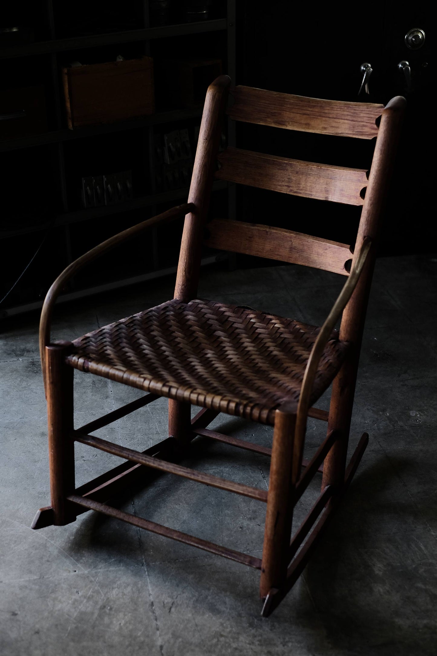 USA wooden rocking chair