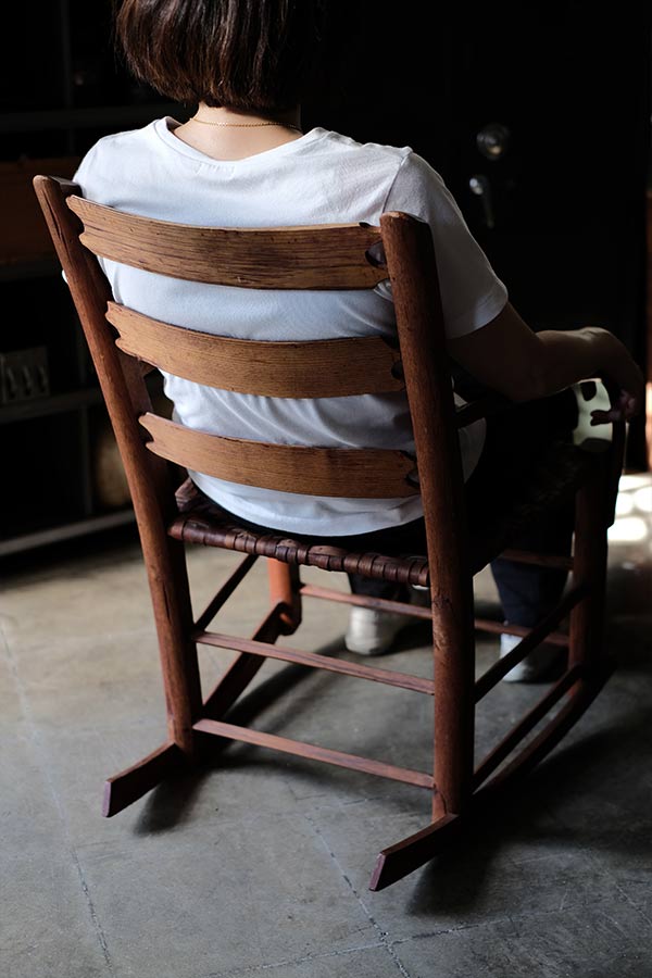USA wooden rocking chair