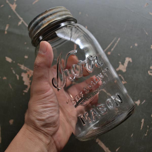 Kerr Self Sealing Mason Jar 32oz 1920's