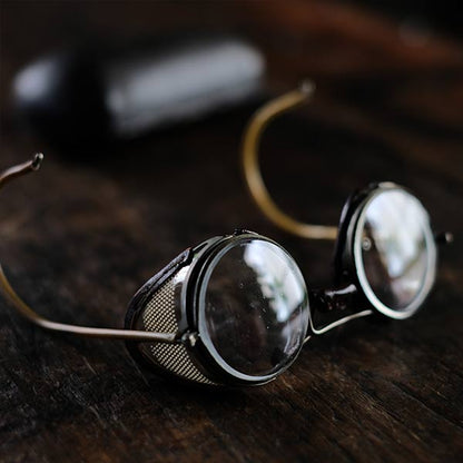 American Optical Safety Goggles (with case) 1920s-1930s