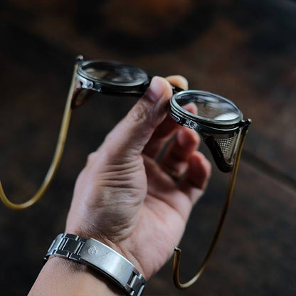 American Optical Safety Goggles (with case) 1920s-1930s