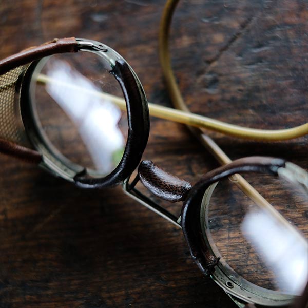 American Optical Safety Goggles (with case) 1920s-1930s