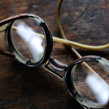 American Optical Safety Goggles (with case) 1920s-1930s