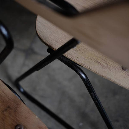 School chair with folding desk