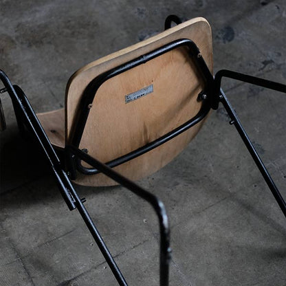 School chair with folding desk