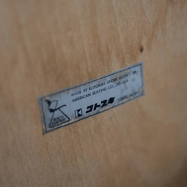 School chair with folding desk