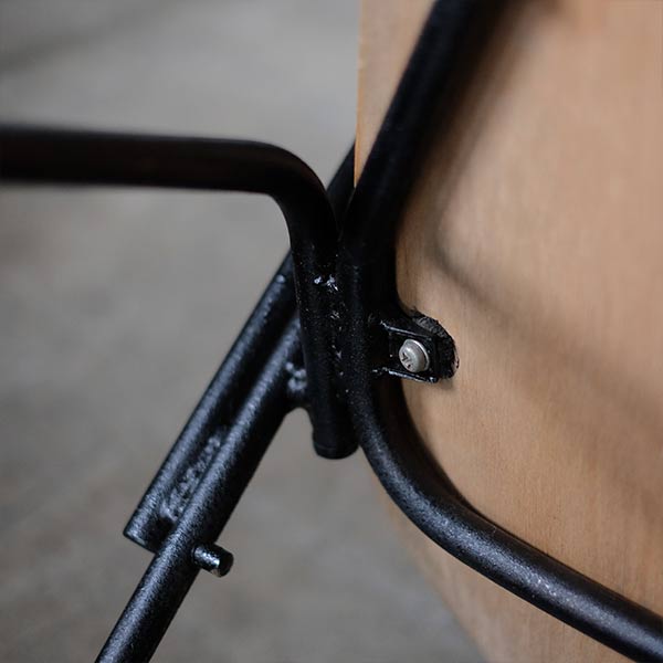 School chair with folding desk