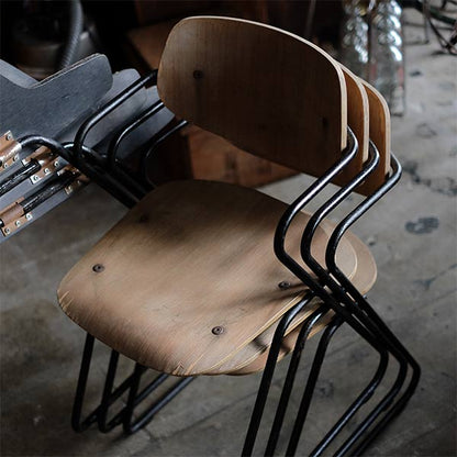 School chair with folding desk