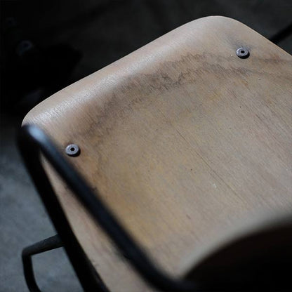 School chair with folding desk
