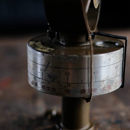 Wind vane and speed meter, made in 1934, with wooden box