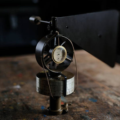 Wind vane and speed meter, made in 1934, with wooden box