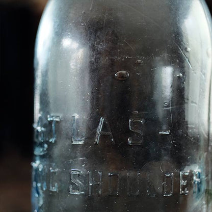 Atlas Strong Shoulder Mason Jar 64oz 1919-1920s