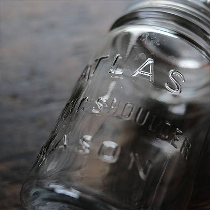 Atlas Strong Shoulder Mason Jar 16oz