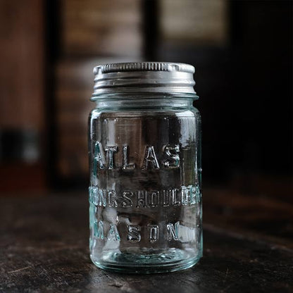 Atlas Strong Shoulder Mason Jar 16oz