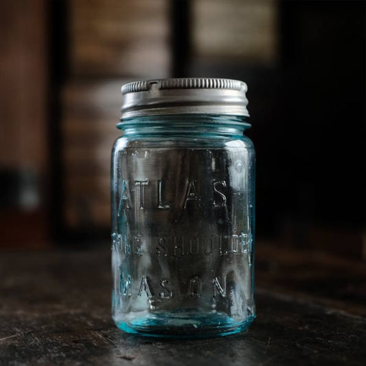 Atlas Strong Shoulder Mason Jar 16oz