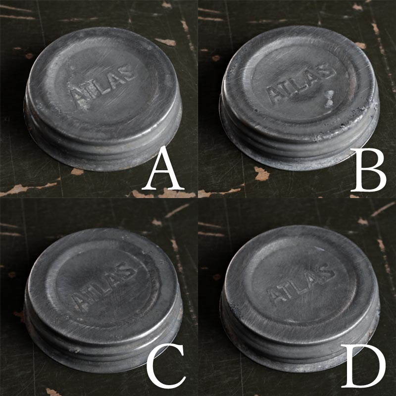 Atlas Zinc Caps（替え蓋 / ワイドマウス）