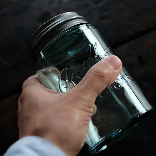 Ball Mason Blue Jar 16oz 1900～1910年