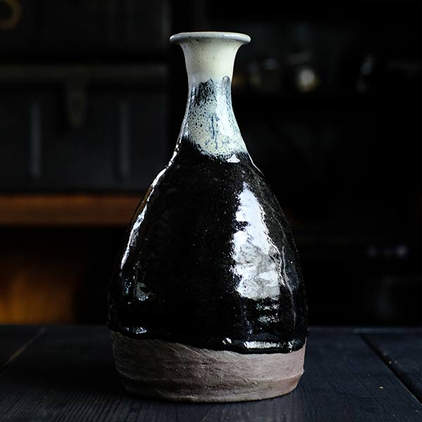 Sea cucumber glazed sake bottle