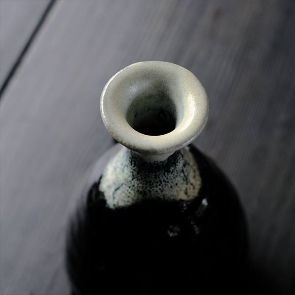 Sea cucumber glazed sake bottle