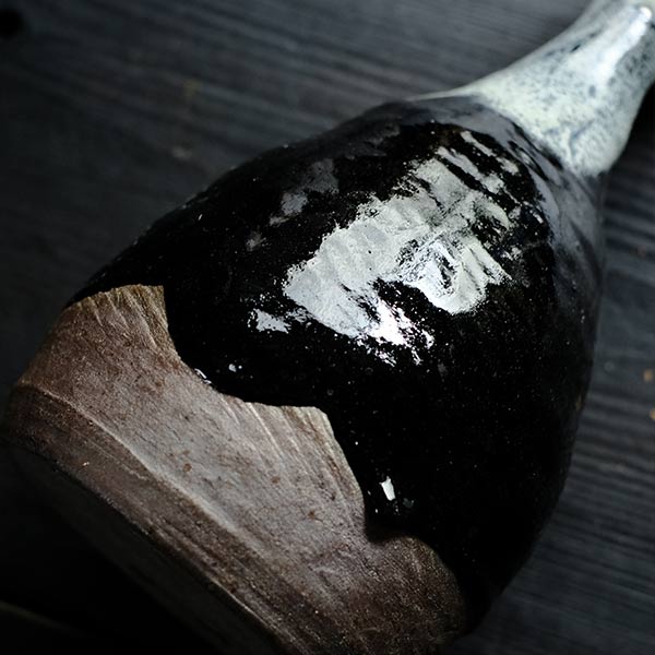 Sea cucumber glazed sake bottle