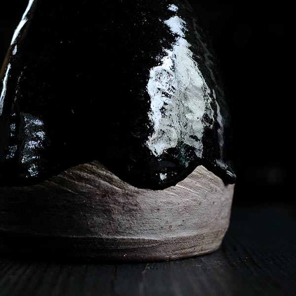 Sea cucumber glazed sake bottle
