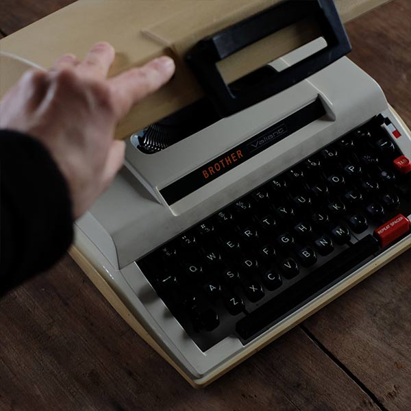 BROTHER Valiant typewriter ink ribbon replaced