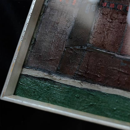 Oil painting "Brown Building"