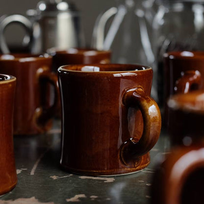 Victor Mug, Chocolate Brown (Late Model)