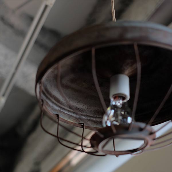 Chicken Feeder Pendant Light