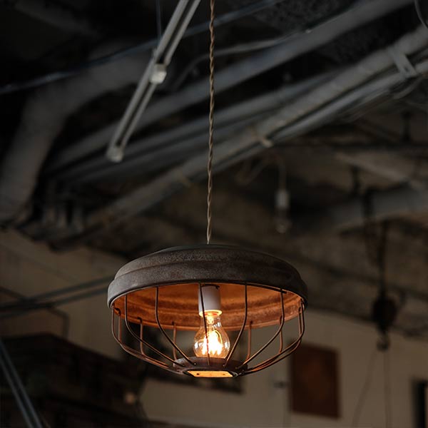 Chicken Feeder Pendant Light