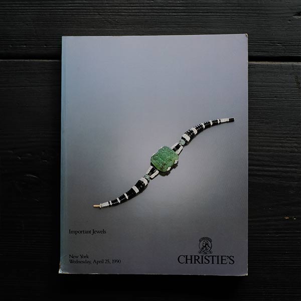 Christie's Important Jewels - April 25, 1990 Auction Catalog