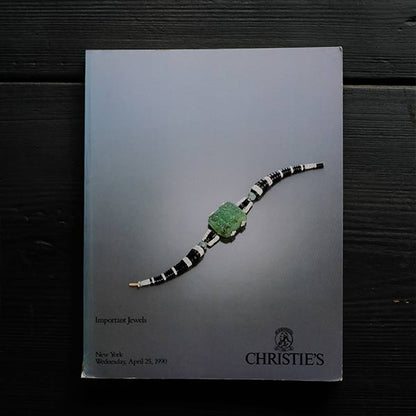 Christie's Important Jewels - April 25, 1990 Auction Catalog
