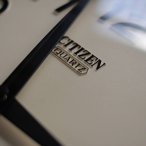 CITIZEN（シチズン）Crystro 掛け時計 電池式クオーツムーブメント交換済み